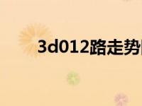 3d012路走势图表 3d012路走势图 