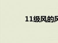 11级风的风速是多少 11级风 