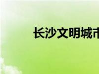 长沙文明城市绘画 长沙文明城市 