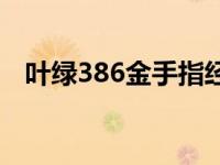 叶绿386金手指经验倍率 叶绿386金手指 