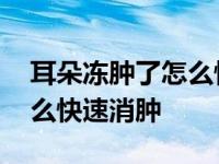 耳朵冻肿了怎么快速消肿止疼 耳朵冻肿了怎么快速消肿 