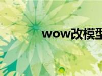 wow改模型插件 wow改模型 