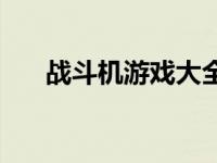 战斗机游戏大全手游 战斗机单机游戏 