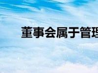 董事会属于管理层还是治理层 治理层 