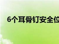 6个耳骨钉安全位置图 耳骨耳洞位置图片 