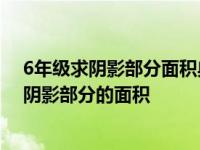 6年级求阴影部分面积典型题两个半圆一个三角形 6年级求阴影部分的面积 