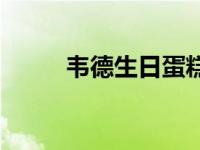 韦德生日蛋糕图片大全 韦德生日 