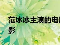 范冰冰主演的电影绿叶介绍 范冰冰主演的电影 