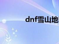 dnf雪山地图狮子头 dnf雪山 