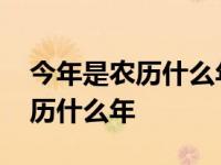 今年是农历什么年天干地支是什么 今年是农历什么年 