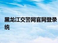 黑龙江交警网官网登录 黑龙江省交警总队互联网自编选号系统 