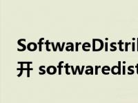 SoftwareDistribution已在另一个程序中打开 softwaredistribution 