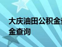 大庆油田公积金查询个人账户 大庆油田公积金查询 