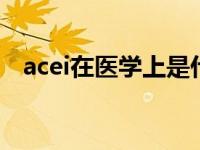 acei在医学上是什么意思 ace是什么意思 