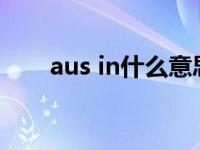 aus in什么意思 autism什么意思啊 