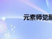 元素师觉醒名字 元素师觉醒 