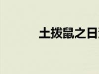 土拨鼠之日深度解析 土拨鼠日 