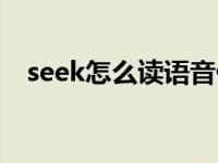 seek怎么读语音什么意思啊 seek怎么读 