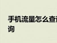 手机流量怎么查询使用情况 手机流量怎么查询 