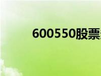 600550股票多少钱 600550股票 