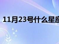 11月23号什么星座的人 11月23号什么星座 