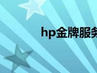 hp金牌服务价格 hp金牌服务 