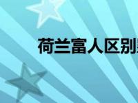 荷兰富人区别墅 荷兰名宿入主富力 