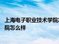 上海电子职业技术学院怎么样知乎 上海电子信息职业技术学院怎么样 