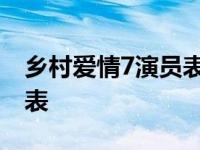 乡村爱情7演员表和角色介绍 乡村爱情7演员表 