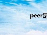 peer是什么烟 peers 