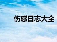 伤感日志大全 心情日志 qq伤感日记 