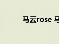 马云rose 马云对玫琳凯的看法 