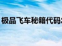 极品飞车秘籍代码怎么输入 极品飞车11秘籍 