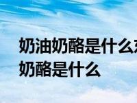 奶油奶酪是什么东西可以用黄油代替么 奶油奶酪是什么 