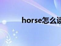 horse怎么读英语 horse怎么读 