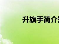 升旗手简介短30字 升旗手简介 