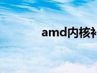 amd内核补丁 amd双核补丁 