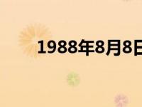 1988年8月8日女命 1988年8月8日 