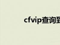 cfvip查询到期时间 cfvip查询 