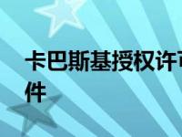 卡巴斯基授权许可密钥 卡巴斯基授权许可文件 