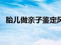 胎儿做亲子鉴定风险大吗 胎儿做亲子鉴定 