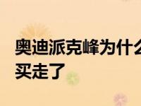 奥迪派克峰为什么不能上路? 奥迪派克峰被谁买走了 