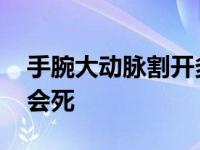 手腕大动脉割开多久会死 手腕动脉割破多久会死 