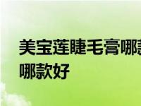 美宝莲睫毛膏哪款好用又实惠 美宝莲睫毛膏哪款好 