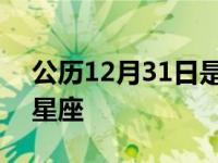 公历12月31日是什么星座 12月31日是什么星座 