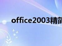 office2003精简版 office2000精简版 