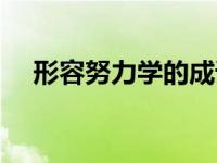 形容努力学的成语故事 努力学习的成语 