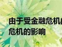 由于受金融危机的影响英语翻译 由于受金融危机的影响 