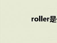 roller是什么意思 roller 