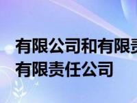 有限公司和有限责任公司哪个好? 有限公司和有限责任公司 